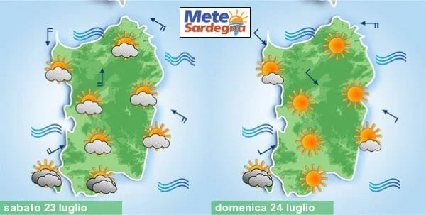 meteo sabato e domenica - Piacevole di notte, caldo di giorno. Settimana finisce con un cambiamento meteo