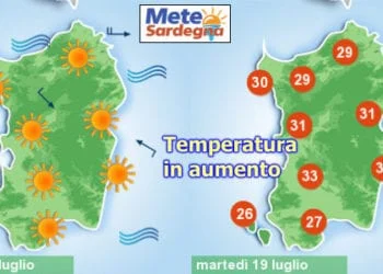 previsioni meteo 3 350x250 - Gran caldo, afa: ecco le temperature di oggi