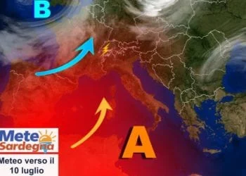 sardegna meteo luglio caldo africano 350x250 - Oggi gran caldo, possibili punte di 37°C