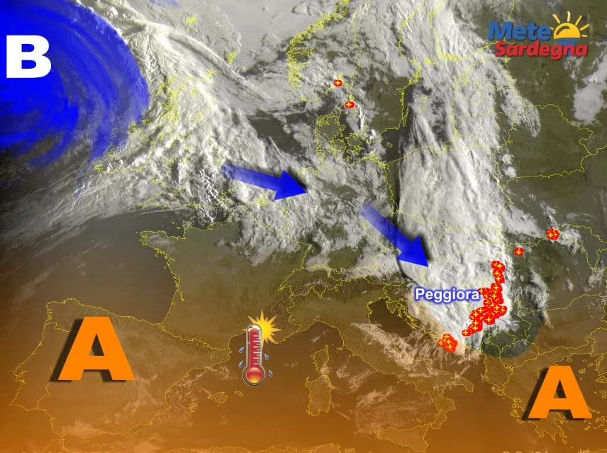 Meteosat 2 - Guardate che Anticiclone sta arrivando!