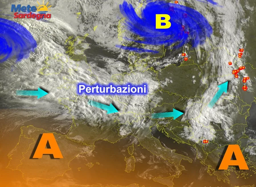 Meteosat - Fresco, clima gradevole, bel tempo. Giornata stupenda