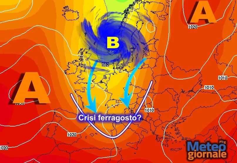 Multimodel 2 - Trend meteo Ferragosto: duro colpo all'estate?