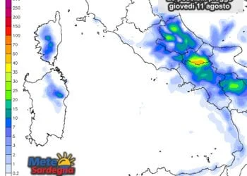 Piogge 1 350x250 - Prima decade d'agosto: per niente caldo, anzi!