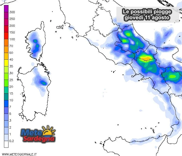 Piogge 1 - Temporali nel pomeriggio: aggiorniamo la previsione