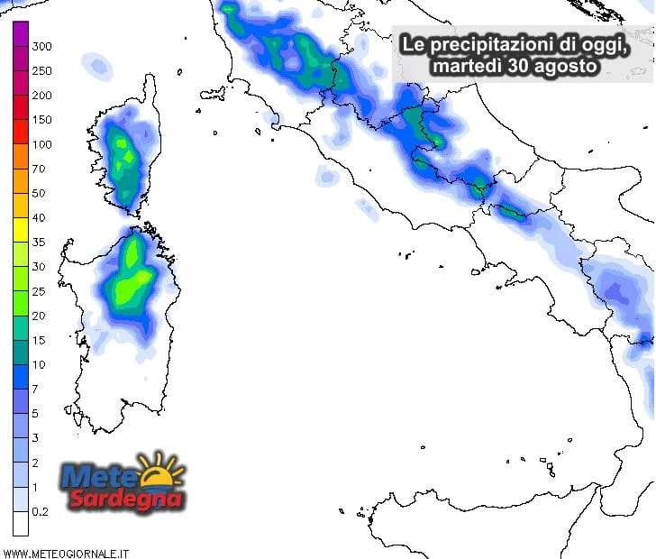 Piogge 7 - Ultimissimo aggiornamento su temporali del pomeriggio