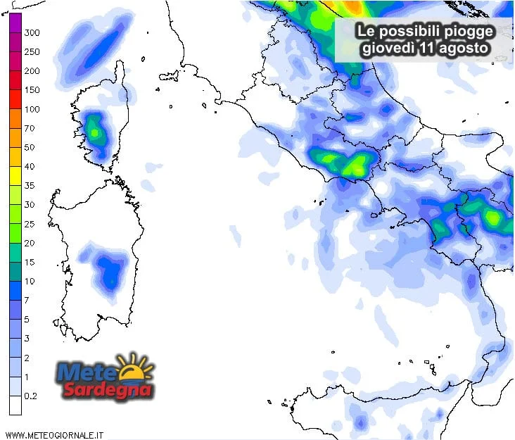 Piogge - Domani potrebbero esserci dei temporali