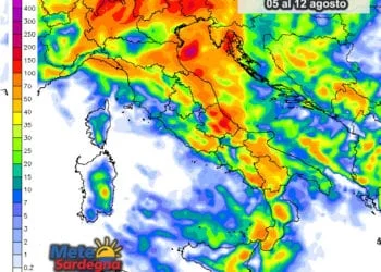 Precipitazioni 1 350x250 - Prima decade d'agosto: per niente caldo, anzi!