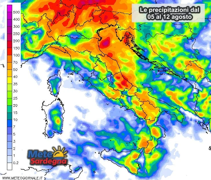 Precipitazioni 1 - Che effetti avrà la perturbazione in arrivo?