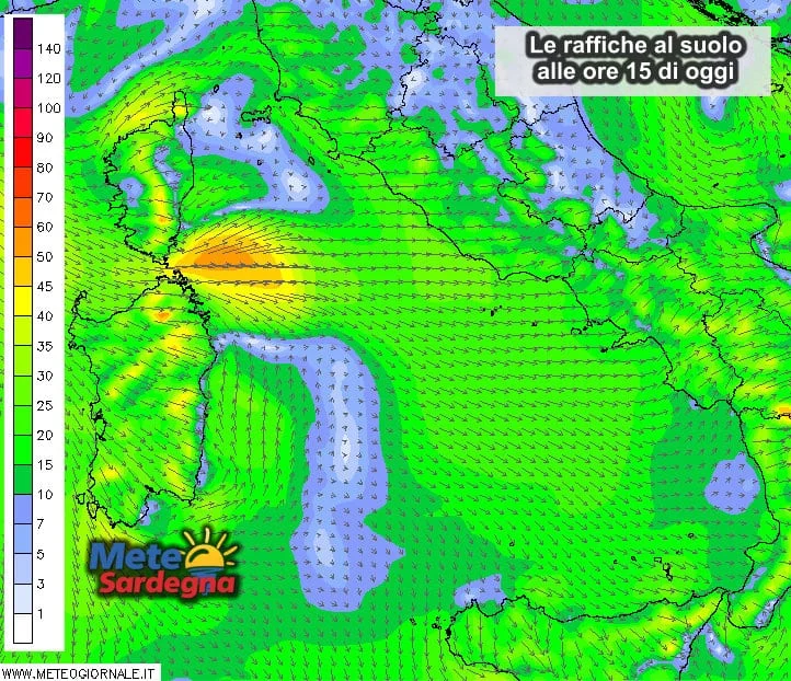 Vento - E' arrivato il Maestrale: rinfresca!