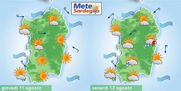 meteo sardegna 2 4 - Maestrale, temporanea tregua. Prossimi giorni vento, calo temperatura e piovaschi sui monti