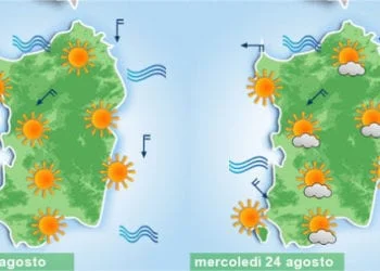 meteo sardegna previsioni 1 3 350x250 - Sole e caldo estivo. In Sardegna la bella stagione non si attenua, e nel frattempo non piove