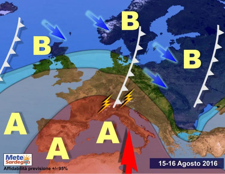 previsioni meteo sardegna 1 1 - Variabile dopo Ferragosto, ma nel Ponte gran sole e caldo estivo