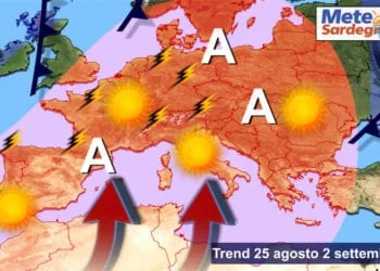 previsioni meteo sardegna 1 2 350x250 - Sole e caldo estivo. In Sardegna la bella stagione non si attenua, e nel frattempo non piove