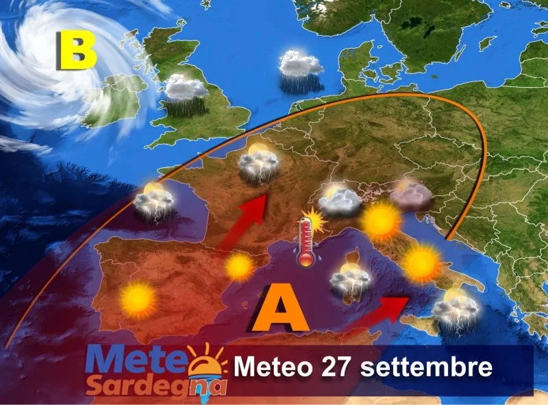 Meteo1 mts 3 - Meteo settimanale movimentato: prima migliora, poi rischio nubifragi