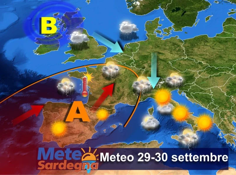 Meteo2 mts 3 - Meteo settimanale movimentato: prima migliora, poi rischio nubifragi