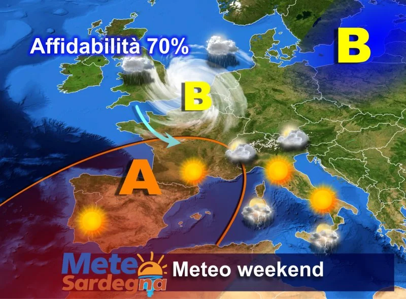 Meteo2 mts - Migliora, ma per poco. Rischio temporali nel fine settimana