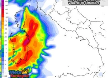 Piogge 15 350x250 - Forti temporali nelle prossime ore