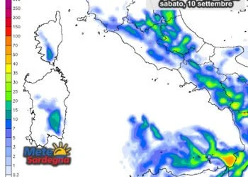 Piogge 5 350x250 - Caldo quasi agli sgoccioli: da mercoledì temperature giù