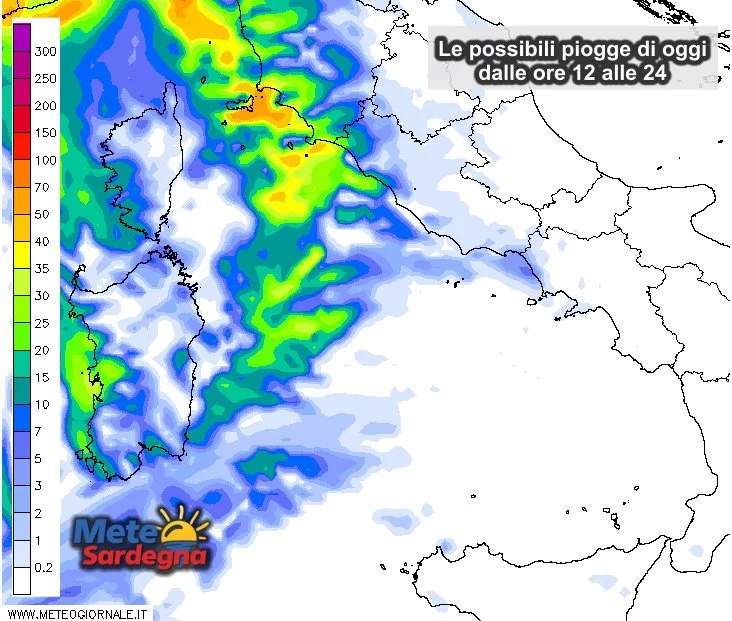 Piogge 9 - Ultimissime sul peggioramento di stasera