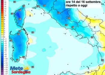 Temperature 1 350x250 - Il super temporale su Cagliari: video