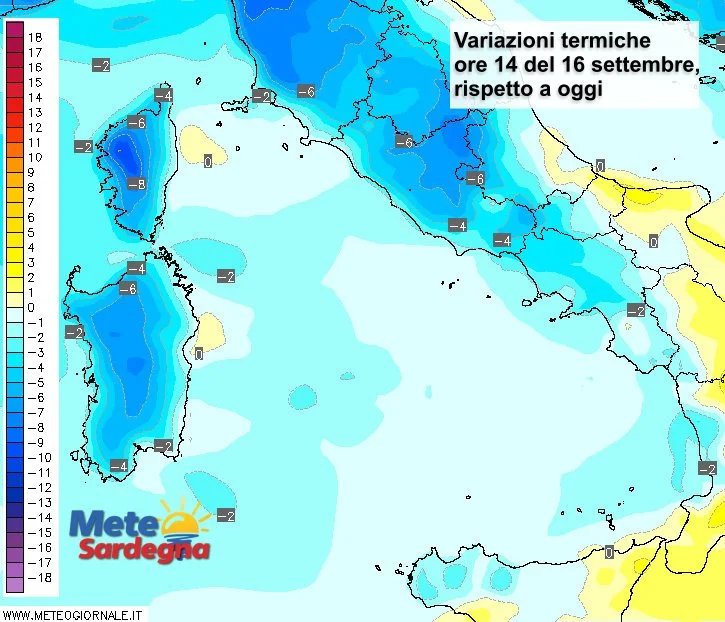 Temperature 1 - Caldo quasi agli sgoccioli: da mercoledì temperature giù