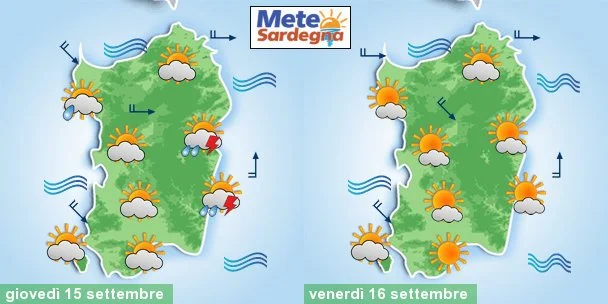 meteo sardegna previsioni 1 4 - Week end estivo, ma le condizioni meteo in settimana vedranno un peggioramento e marcato abbassamento temperatura