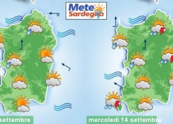 previsioni meteo sardegna 1 4 350x250 - Il super temporale su Cagliari: video