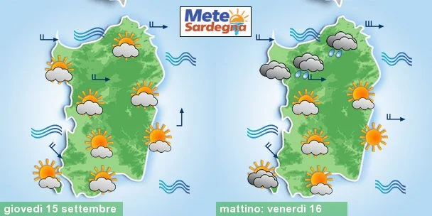 previsioni meteo sardegna 2 2 - Lunedì e martedì qualche temporale pomeridiano. Ma da metà settimana avremo un peggioramento