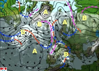 situazione europa 350x250 - Il super temporale su Cagliari: video