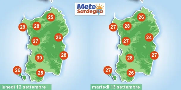 temperatura 1 - Lunedì e martedì qualche temporale pomeridiano. Ma da metà settimana avremo un peggioramento