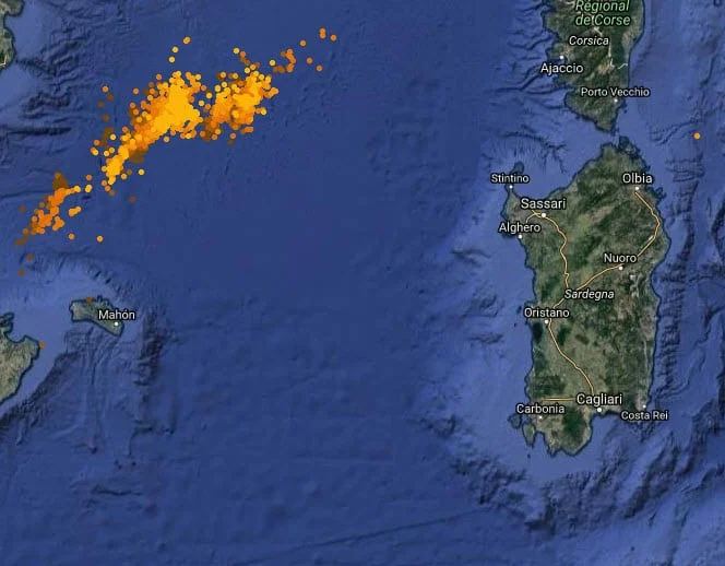 13 10 2016 08 53 20 - Si formano temporali a ovest della Sardegna