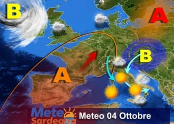 Meteo1 mts 1 1 350x250 - In settimana piogge sparse e prospettive di forte maltempo verso il weekend