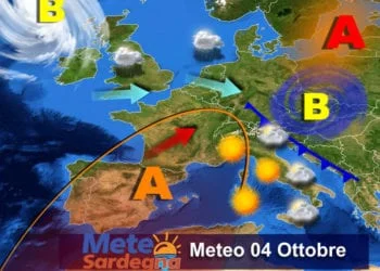 Meteo1 mts 1 350x250 - In settimana piogge sparse e prospettive di forte maltempo verso il weekend