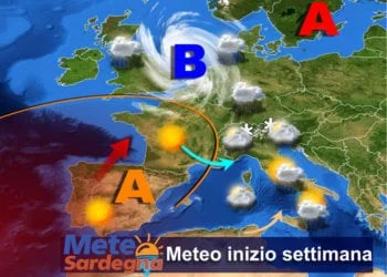 Meteo1 mts 12 350x250 - Variabile, con delle piogge giovedì e nel weekend