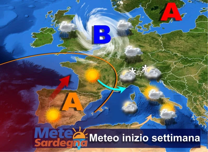 Meteo1 mts 12 - Meteo settimanale: variabile, con possibile forte maltempo nel weekend