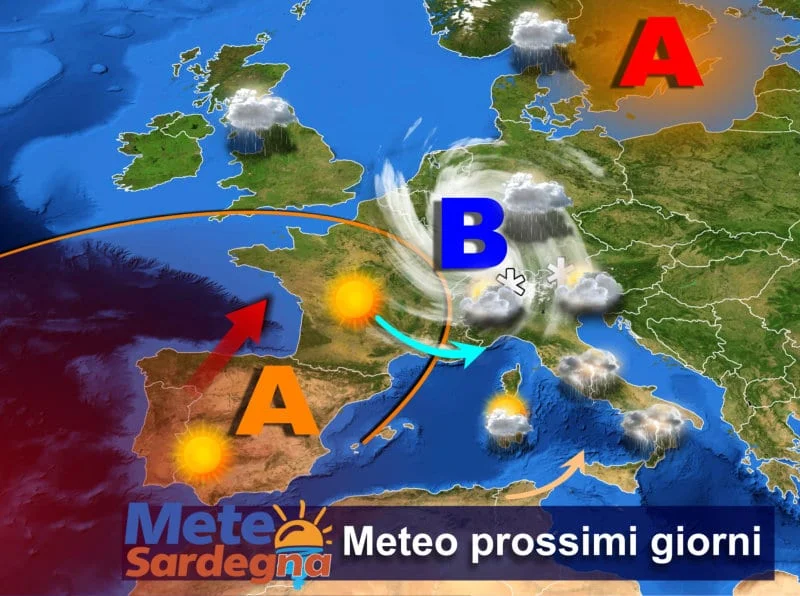 Meteo1 mts 13 - Variabile, con delle piogge giovedì e nel weekend