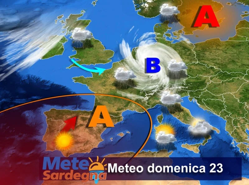 Meteo1 mts 16 - E' attesa qualche pioggia la prossima notte, da lunedì sole e caldo