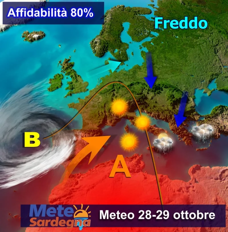 Meteo1 mts 18 - Forte caldo anomalo, ma ha le ore contate: fresco da nord e giovedì peggiora