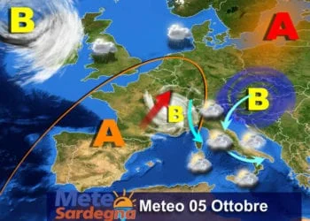 Meteo1 mts 2 350x250 - In settimana piogge sparse e prospettive di forte maltempo verso il weekend