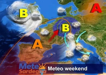 Meteo1 mts 4 350x250 - In settimana piogge sparse e prospettive di forte maltempo verso il weekend