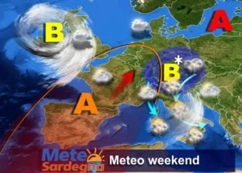 Meteo1 mts 5 350x250 - In settimana piogge sparse e prospettive di forte maltempo verso il weekend