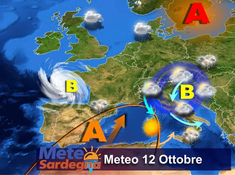 Meteo1 mts 8 - Giovedì prime piogge, venerdì possibili temporali