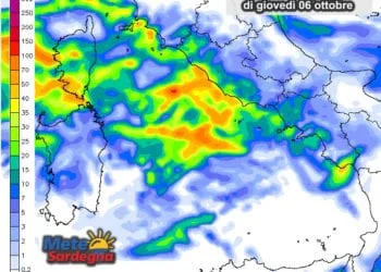 Piogge 1 350x250 - In settimana piogge sparse e prospettive di forte maltempo verso il weekend