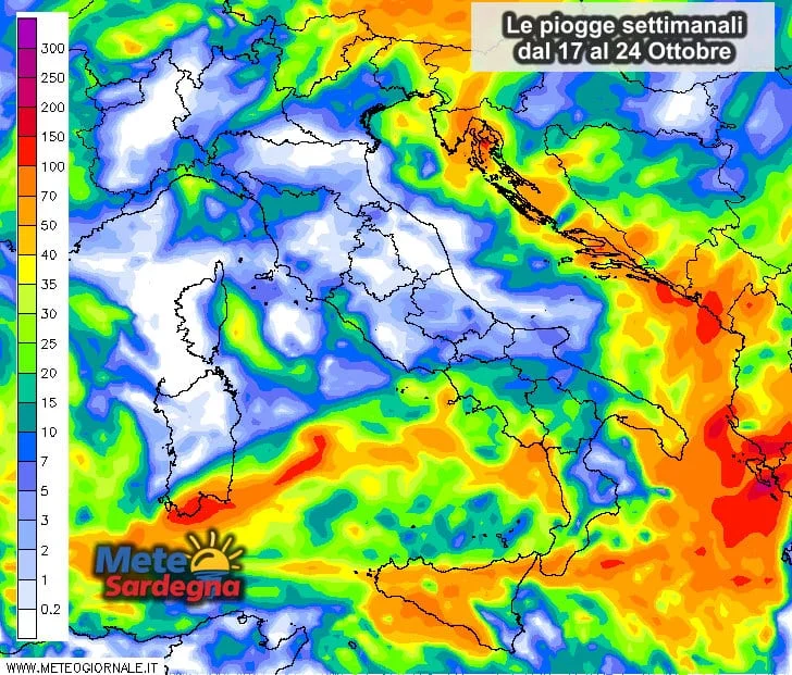 Piogge 10 - Weekend: attenzione all'arrivo di possibili nubifragi