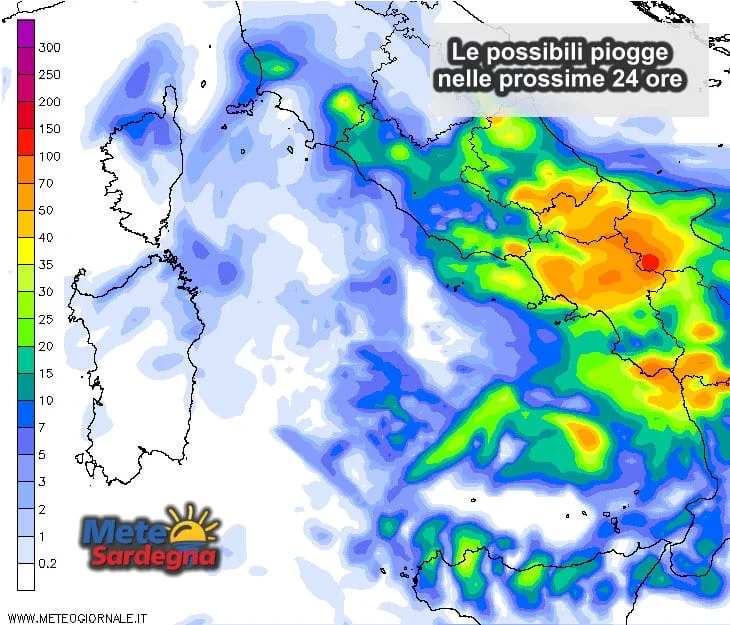 Piogge 12 - Tra stanotte e domattina ci sarà spazio per qualche pioggia