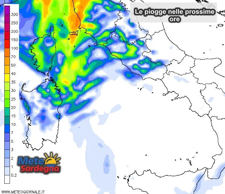 Piogge 8 - Come evolverà il meteo nelle prossime ore?