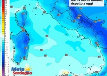 Temperature 350x250 - In settimana piogge sparse e prospettive di forte maltempo verso il weekend