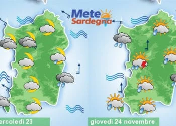 Meteo 1 350x250 - Peggiora forte: alcune zone già sotto i temporali