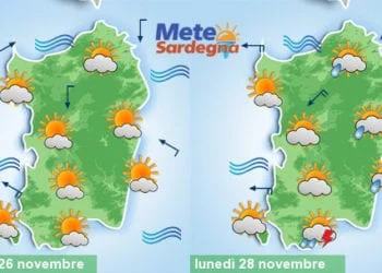 Meteo sardegna 3 350x250 - Settembre: tempesta di fulmini a Cagliari e Pirri