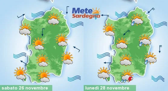 Meteo sardegna 3 - Meteo in miglioramento, ma da lunedì arriverà il freddo invernale